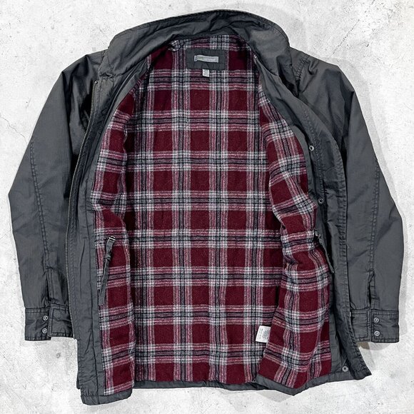 Toad & Co Organic Cotton Wool Ghostwriter Utility Jacket in Slate Gray Size S - Picture 4 of 11